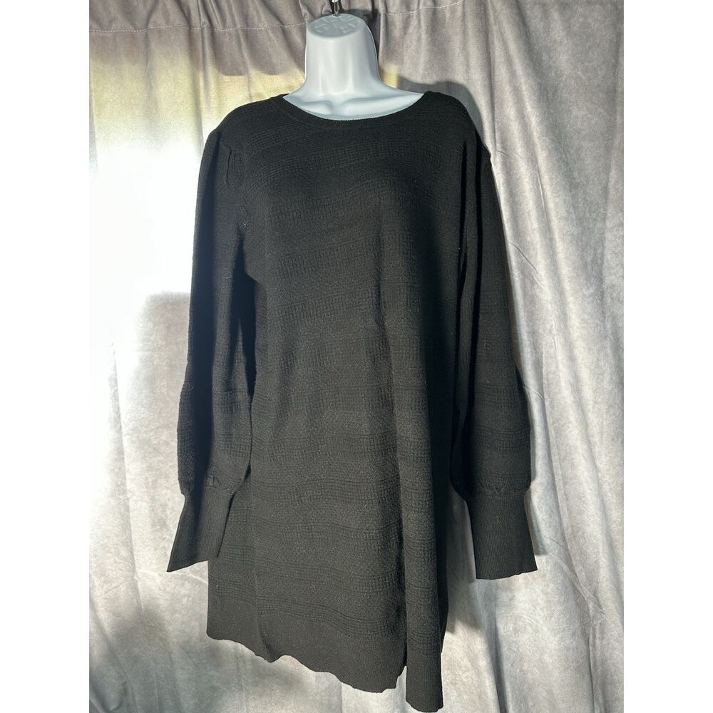 Dalia Ladies' Long Sleeve Black Sweater Dress Size XL NWT